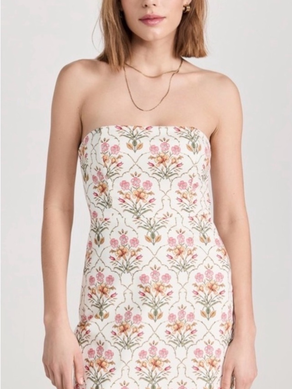 Favorite Daughter The Willow Floral Strapless Dress